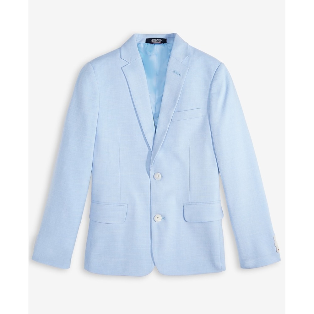Tommy Hilfiger Big Boys Stretch Linen-Look‎ Sport Coat Light blue Size 10 $125
